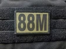 88M MOS OD Green Hook Back Hat Bag Patch Army Truck Driver Transportation picture