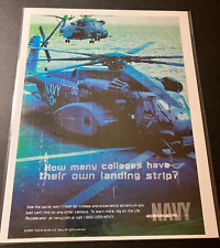 U.S. Navy - Vintage Military Recruiting Print Ad  Poster - CH-53E Super Stallion picture