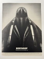 1978 Vintage Print Ad Northrop Prototype F 18 Strike Fighter Jet picture