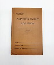 1948 Aviators Flight Log Book US Navy picture