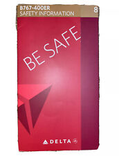 DELTA AIR LINES SAFETY CARD BOEING B767-400ER CARD 07/11 picture