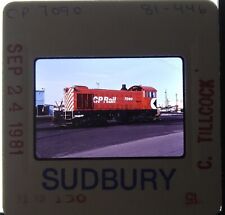Orig Slide CP Rail Canadian Pacific MLW-Alco S2 7090 Sudbury Ont 24Sep1981 picture