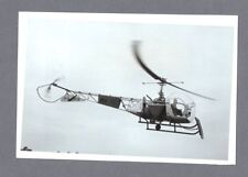 BEA BRITISH EUROPEAN AIRWAYS BELL 47B3 HELICOPTER VINTAGE ORIGINAL B.E.A. PHOTO picture