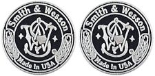 Smith and Wesson Firearm Gun Embroidered Patch | 2PC HOOK BACKING   3