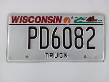 2000 Wisconsin Truck License Plate PD6082 America's Dairyland picture