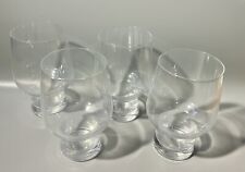 NEW ALESSI FOR DELTA AIRLINES SHORT STEM WINE GLASS 4 GLASSES FOR ONE PRICE picture