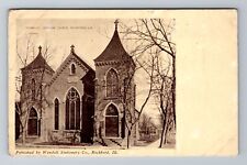 Rockford IL-Illinois, Emmanuel Lutheran Church, Antique Vintage Postcard picture
