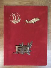 Vintage Soviet Russian Aviation Folder for Documents Antonov An-74 Airplane USSR picture