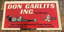 Vintage Nhra Drag Racing Sticker Don Garlics picture