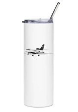 Dassault Falcon 50EX Stainless Steel Water Tumbler with straw - 20oz. picture