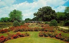 Flower Beds Sinnissippi Park Sunken Gardens Rockford Illinois IL 1960s Postcard picture