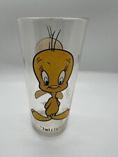 Vintage 1973 Warner Bros Looney Tunes Pepsi Collector Glass Tweety Bird picture