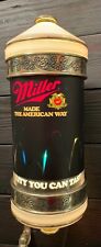 Vintage 1980 Miller High Life Bouncing Ball Rotating Wall Mounted Beer Sign Rare picture