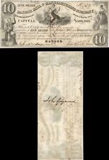 Bangor Mill and Manufacturing Co. 10 Shares - Obsolete Notes - Paper Money - US  picture