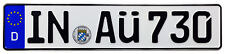 Audi Ingolstadt Front German License Plate AÜ by Z Plates with Unique Number NEW picture