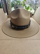 United States National Park Service Hat 7 1/4 Straw Stratton picture