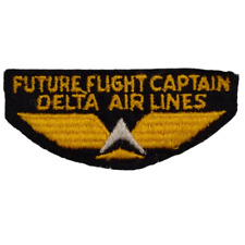 Vintage Delta Air Lines Future Flight Captain Patch picture