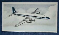 DOUGLAS DC-7C Seven Seas Airliner  SABENA  Vintage  1960's Card  RC04M picture