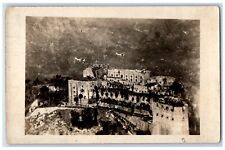 1931 Cliffside Castle Airplanes Port Au Prince Haiti RPPC Posted Photo Postcard picture