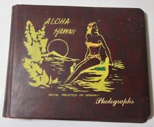 1940's hand painted Hawaii photographs scrapbook picture