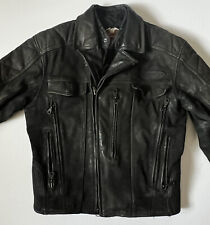 HARLEY DAVIDSON Men'sFXRG 98529-01VM Liner Water-resistant Leather Jacket Medium picture