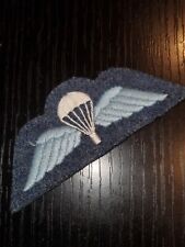 WWII British Canada RAF Royal Air Force Gray Airborne Jump Wing Patch L@@K  picture
