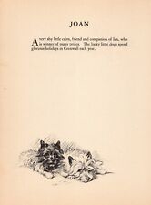 1937 Antique Cairn Terrier Print Wall Art Decor Lucy Dawson Illustration 4556p picture
