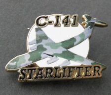 AIR FORCE STARLIFTER C-141 TRANSPORT AIRCRAFT LAPEL PIN BADGE 1.5 INCHES picture
