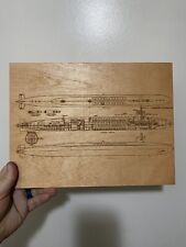 USN Ohio Class Submarine Laser Etched Drawing picture