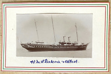 GREAT BRITAIN ITALY CRUISE SOUVENIR HMY VICTORIA & KING ALBERT ROYAL YACHT 1903 picture