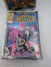 JUSTICE #1 NEW UNIVERSE 1986 MARVEL picture
