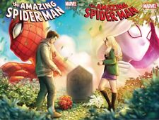 🚨🔥🕷 AMAZING SPIDER-MAN 7-8 EDGE EBENEBE Trade Dress Variant Set Spider-Gwen picture