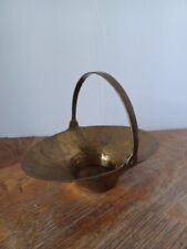 Small Hammered Brass Basket picture