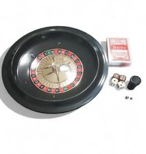 Roulette Wheel, Ball & New Deck Of Cards No Box. For Parts Only picture