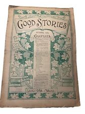 Vintage Good Stories Newspaper Magazine October, 1904 Augusta, Maine picture