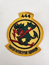 USAF patch F-101B Voodoo era 444th Fighter Interceptor Squadron 100% Original picture