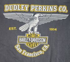VTG 1989 Harley Davidson San Francisco Dudley Perkins Co. Single Stitch XL picture