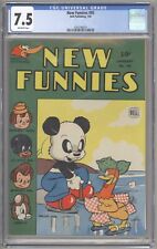 New Funnies 95 CGC 7.5 - rare book only 4 on census picture