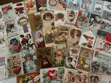 Nice Lot of 60~Mixed Vintage Antique Holidays Greeting Postcards~in sleeves-h838 picture