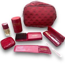 Air india / Lancome Vintage First Class Amenity Travel Bag Unused Contents 1980s picture