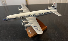 PAN AMERICAN AIRWAYS-- DOUGLAS DC-7, SOLID WOOD MODEL -1/100 SCALE picture