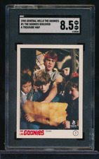 1985 General Mills Cheerios The Goonies #1 A treasure Map SGC 8.5 impossible crd picture