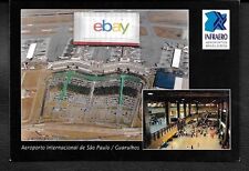 SAO PAULO GUARULHOS INTERNATIONAL AIRPORT AERIAL VIEW BRAZIL POSTCARD picture