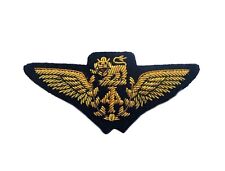 Wing Imperial Airways Hand Embroidered Bullion Wire Badge - Aviation Heritage in picture