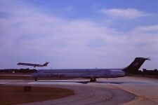 35mm Original aircraft slide Private Jet Expedition MD88 EI-CGA  ATL Circa 1990s picture