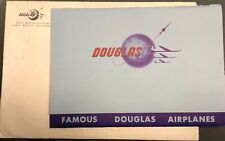 1956-57 Vintage Douglas Aircraft Promotional Painting Set B&W, 23 pictures picture