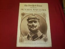 1914 OCTOBER 29 NY TIMES PICTORIAL WAR EXTRA SECTION-GERMAN ACROSS MEUSE-NP 3935 picture