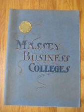 vintage Massey Business Colleges BOOK Richmond VA Birmingham AL Houston TX rare picture