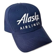 EMBROIDERED ALASKA AIRLINES CREW HAT CAP • Brand New, Unworn and Collectible picture