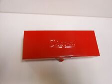 Vtg Snap-on Tools KRA 222B Red Metal Tool Box 1/4 Drive 1964 date picture